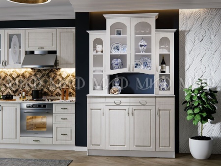 Буфет Кармен 4-х Створчатый МДФ (Ш-1400  x Г-400 х В-2250 мм)/Разные Цвета