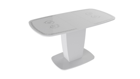 Стол Раздвижной «Аризона» Тип 2 Белый Глянец Разный Принт/Д-1100/1420 мм x Ш-770 мм x В-750 мм