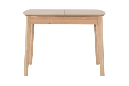 Стол раздвижной с овальной крышкой выбеленная береза