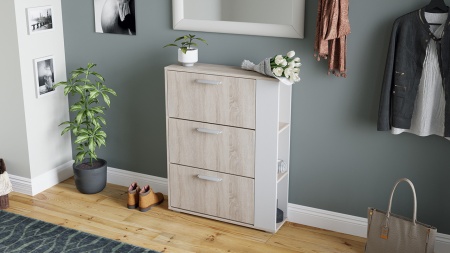 Тумба для Обуви «Элегия» Тип 1 Разные Цвета (Ш-790 мм x В-1016 мм x Г-226 мм)